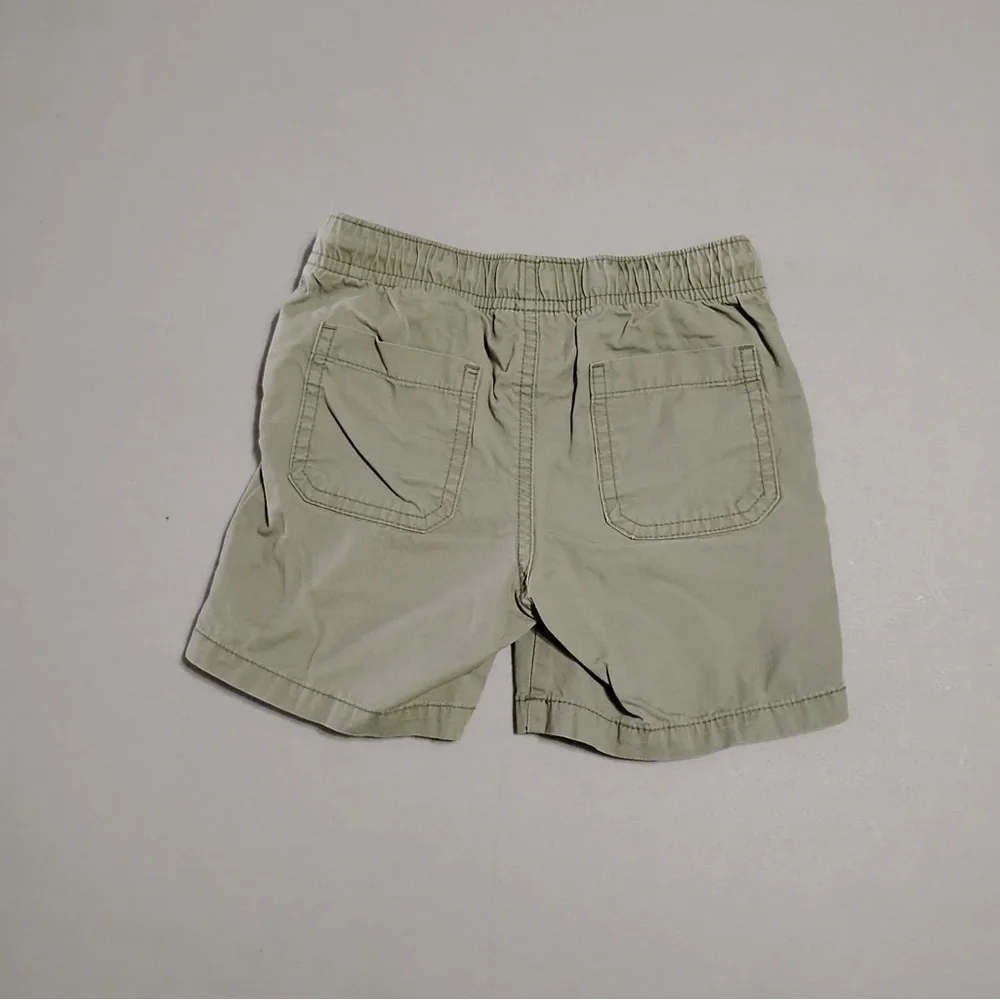 Cat & Jack Toddler Khaki Shorts Size 3T Elastic Waist Pull-On Chino Shorts